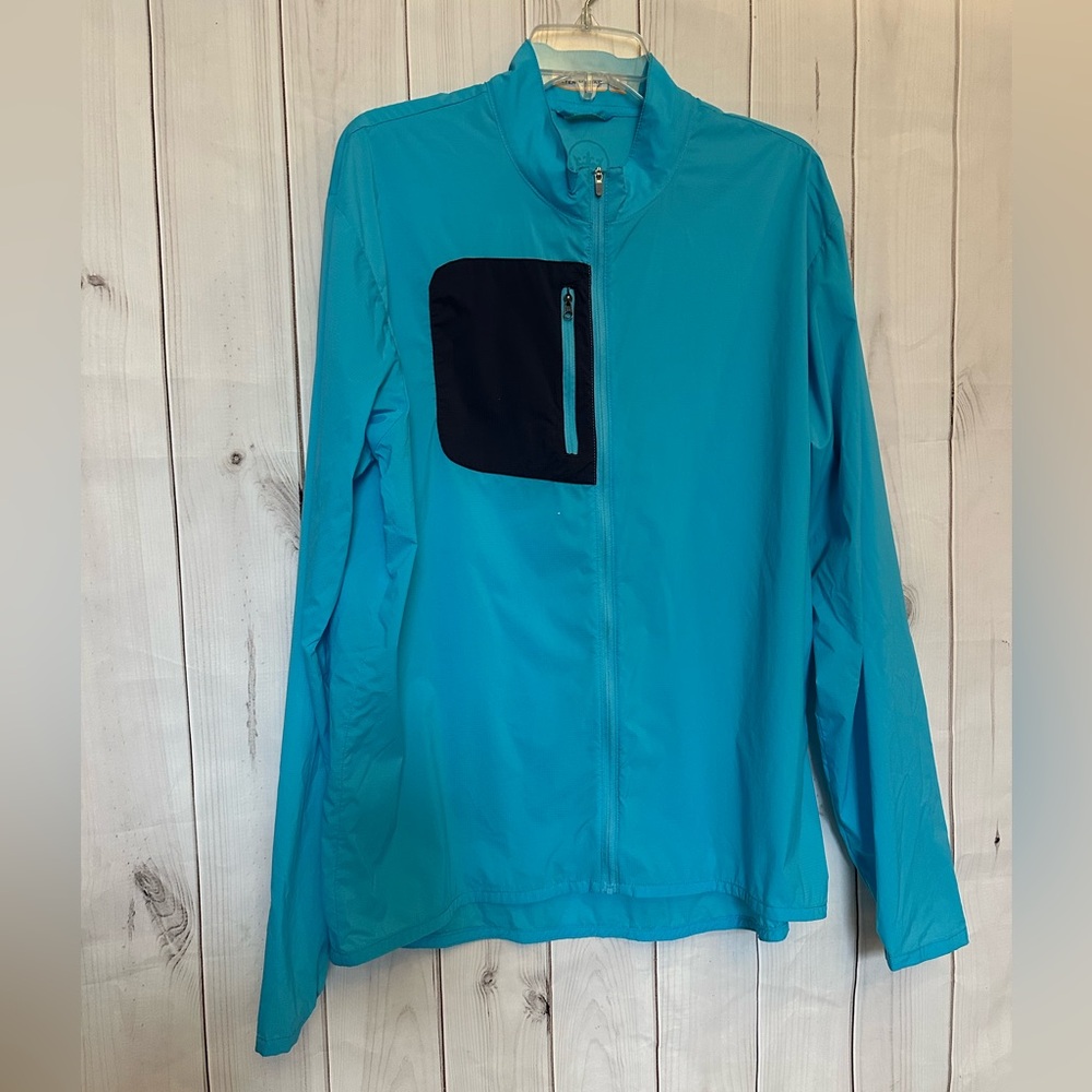 Peter Millar Featherweight Full-Zip Jacket Blue M… - image 2